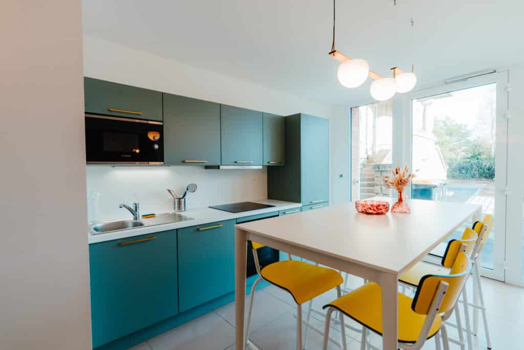 Cuisine partagée du coliving Haut Trait Rennes